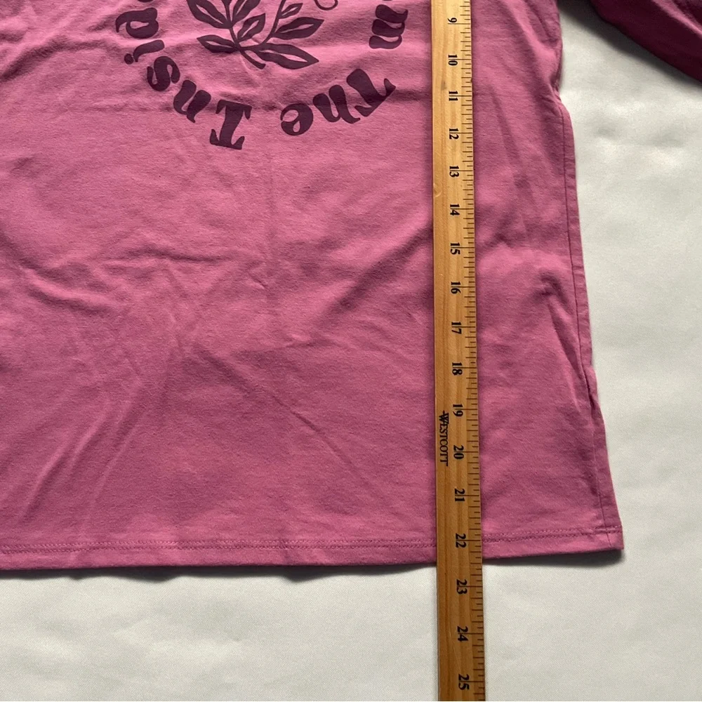 Cat & Jack Girl's Bloom From‎ The Inside Graphic T-Shirt Size Large (10-12)